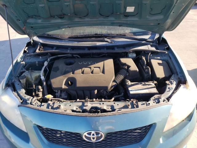 2T1BU4EE8AC357698 - 2010 TOYOTA COROLLA BASE GREEN photo 11