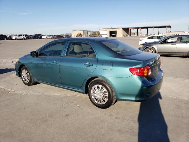 2T1BU4EE8AC357698 - 2010 TOYOTA COROLLA BASE GREEN photo 2