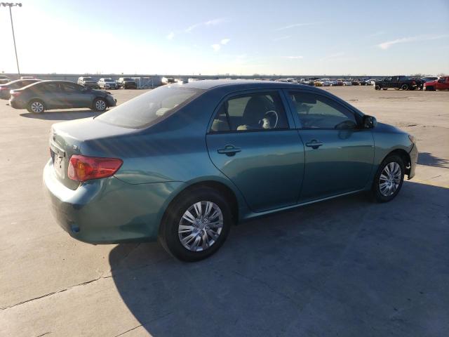 2T1BU4EE8AC357698 - 2010 TOYOTA COROLLA BASE GREEN photo 3