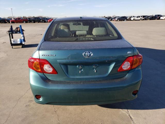 2T1BU4EE8AC357698 - 2010 TOYOTA COROLLA BASE GREEN photo 6