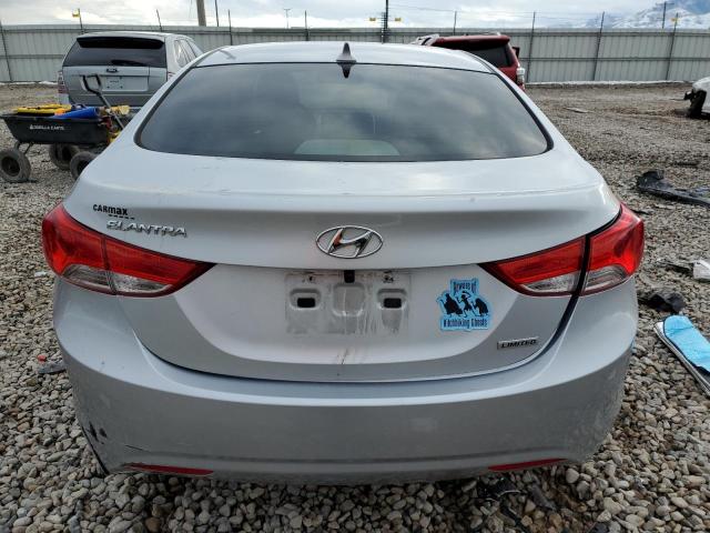 5NPDH4AE5DH217113 - 2013 HYUNDAI ELANTRA GLS SILVER photo 6