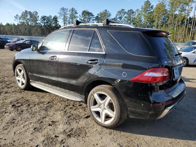 4JGDA7DB7EA309108 - 2014 MERCEDES-BENZ ML 550 4MATIC BLACK photo 2