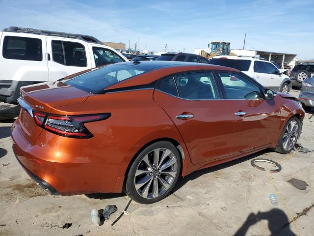 1N4AA6FVXMC511328 - 2021 NISSAN MAXIMA PLATINUM ORANGE photo 3