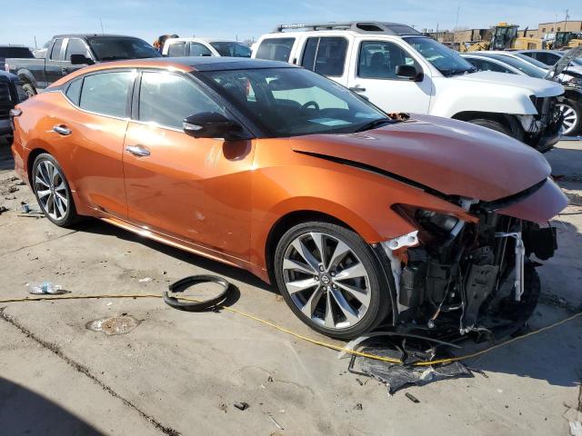 1N4AA6FVXMC511328 - 2021 NISSAN MAXIMA PLATINUM ORANGE photo 4