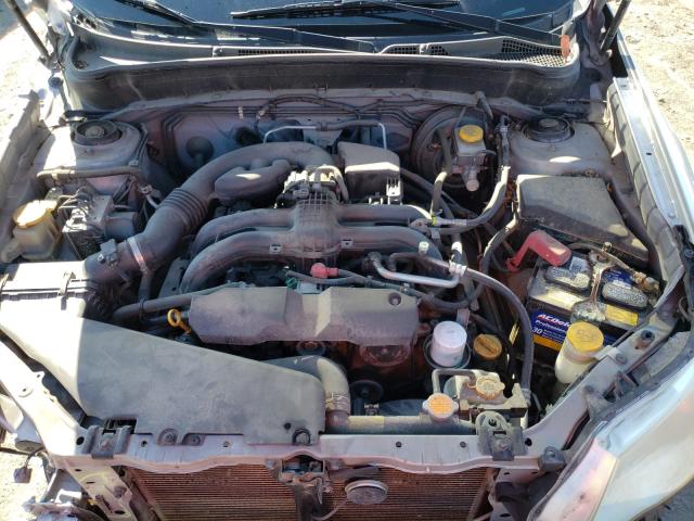 JF2SHBBC7BH719868 - 2011 SUBARU FORESTER 2.5X SILVER photo 7