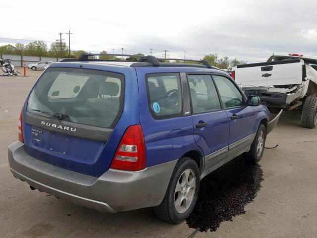 JF1SG65673H752438 - 2003 SUBARU FORESTER 2.5XS  photo 4