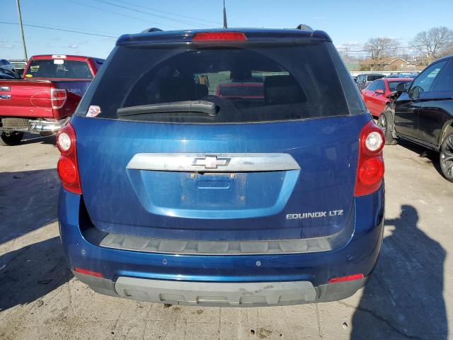 2CNALFEWXA6300077 - 2010 CHEVROLET EQUINOX LTZ BLUE photo 6