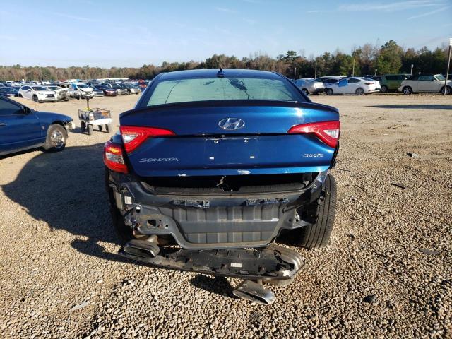 5NPE34AF0GH417736 - 2016 HYUNDAI SONATA SPORT BLUE photo 6