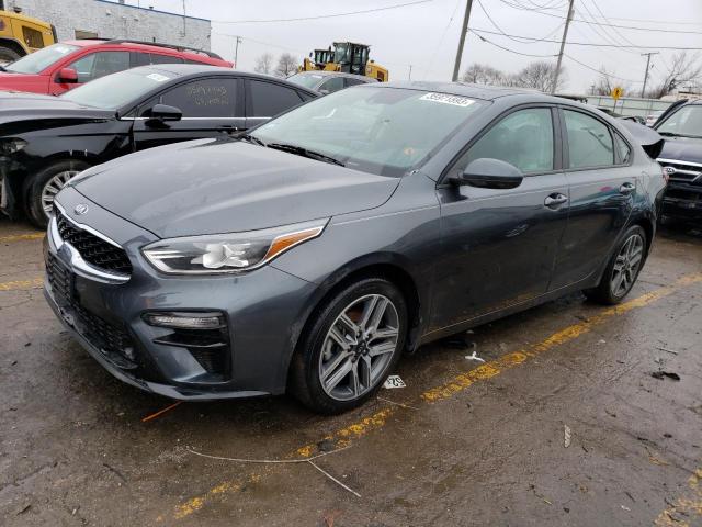 3KPF34AD1KE006457 - 2019 KIA FORTE GT LINE CHARCOAL photo 1