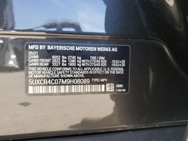 5UXCR4C07M9H08089 - 2021 BMW X5 SDRIVE 40I CHARCOAL photo 13