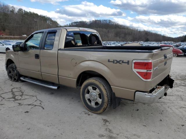 1FTFX1EF8BFA45843 - 2011 FORD F150 SUPER CAB GOLD photo 2