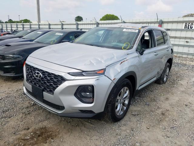 5NMS23AD9KH100185 - 2019 HYUNDAI SANTA FE SE  photo 2