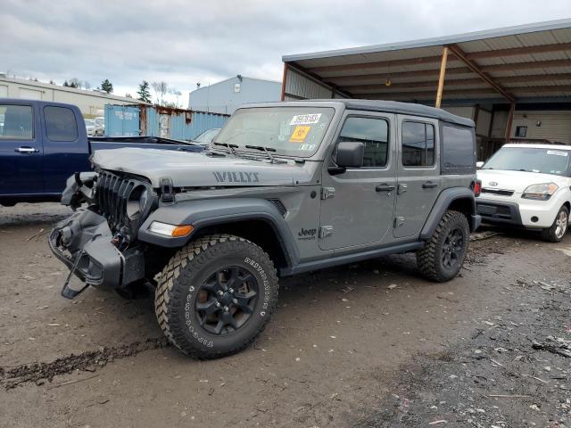 1C4HJXDN5MW681628 - 2021 JEEP WRANGLER U SPORT ნაცრისფერი ფოტო 1