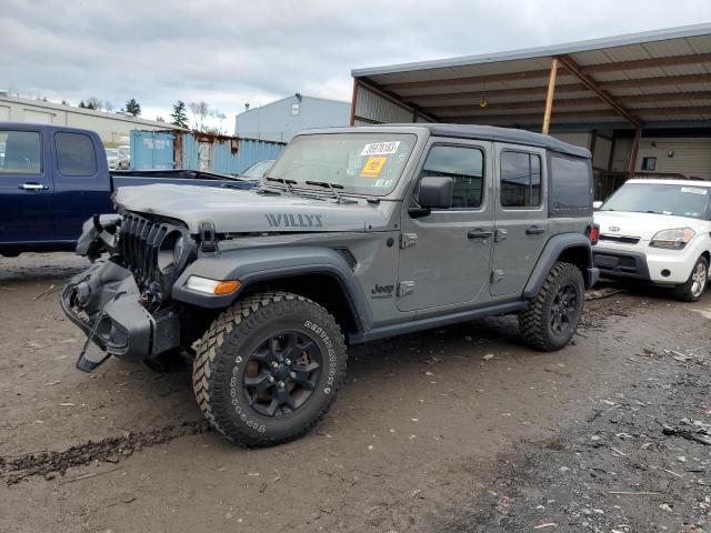 1C4HJXDN5MW681628 - 2021 JEEP WRANGLER U SPORT GRAY photo 1