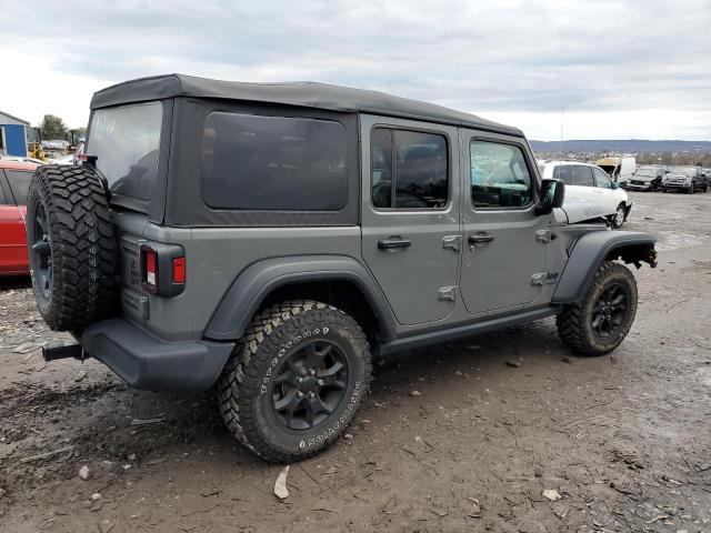 1C4HJXDN5MW681628 - 2021 JEEP WRANGLER U SPORT ნაცრისფერი ფოტო 3