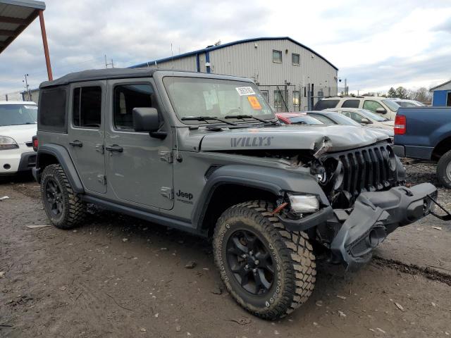 1C4HJXDN5MW681628 - 2021 JEEP WRANGLER U SPORT ნაცრისფერი ფოტო 4