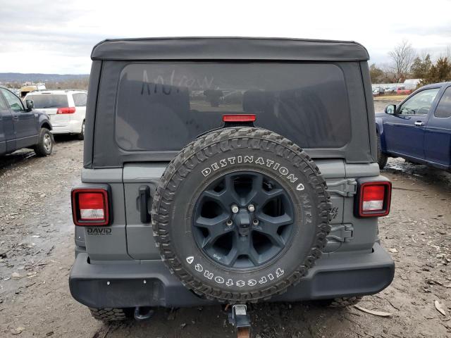 1C4HJXDN5MW681628 - 2021 JEEP WRANGLER U SPORT GRAY photo 6