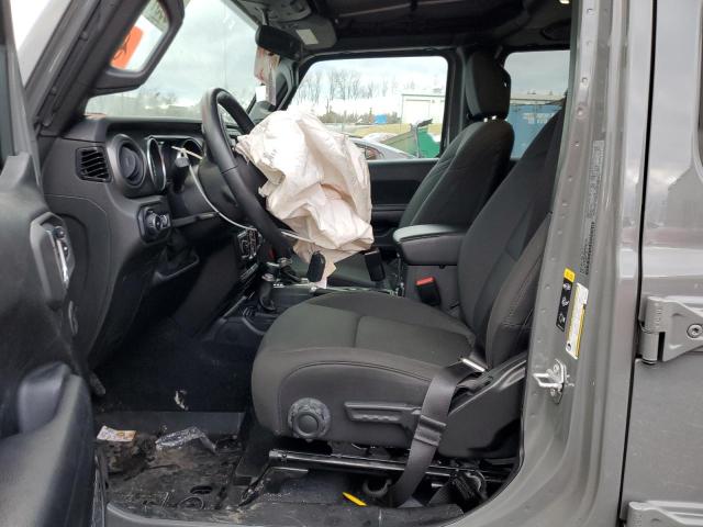 1C4HJXDN5MW681628 - 2021 JEEP WRANGLER U SPORT ნაცრისფერი ფოტო 7