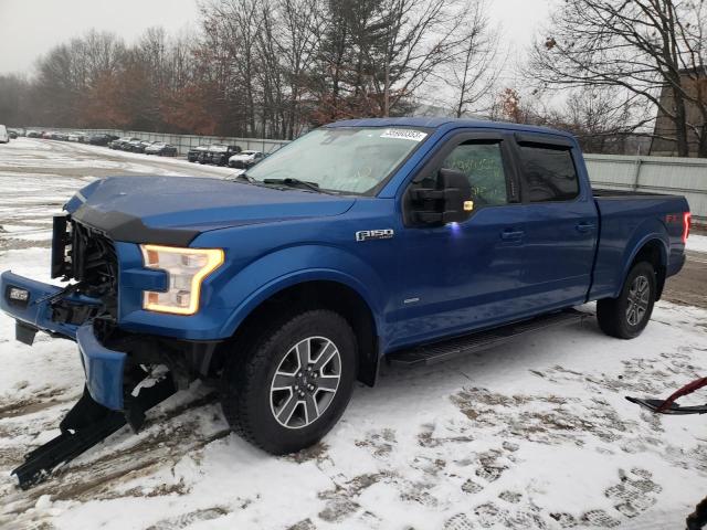 1FTFW1EG3HFB26110 - 2017 FORD F150 SUPER BLUE photo 1