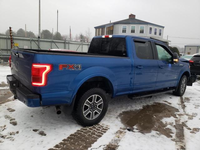 1FTFW1EG3HFB26110 - 2017 FORD F150 SUPER BLUE photo 3