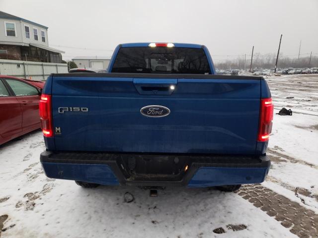 1FTFW1EG3HFB26110 - 2017 FORD F150 SUPER BLUE photo 6