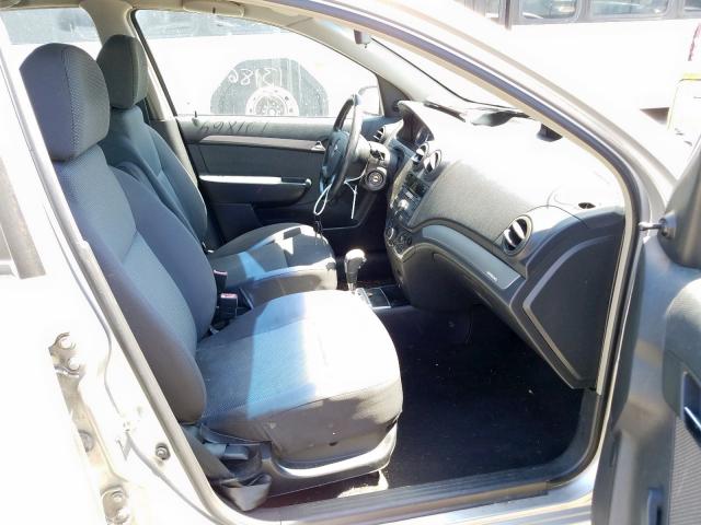 KL1TD56E19B403138 - 2009 CHEVROLET AVEO LS  ფოტო 5
