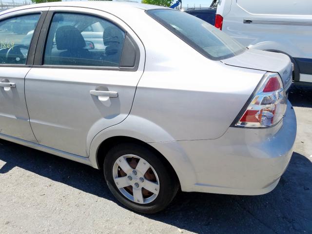 KL1TD56E19B403138 - 2009 CHEVROLET AVEO LS  ფოტო 9