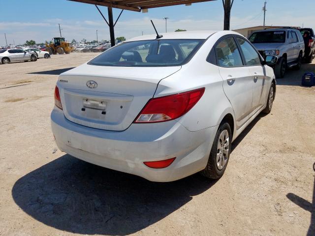 KMHCT4AE4GU040229 - 2016 HYUNDAI ACCENT SE  photo 4