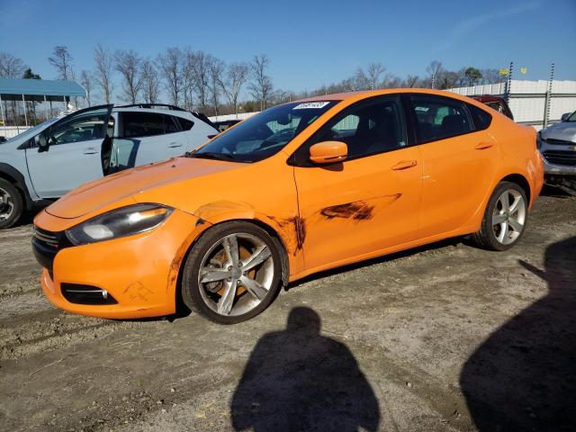 1C3CDFCB8DD329386 - 2013 DODGE DART LIMITED ORANGE photo 1