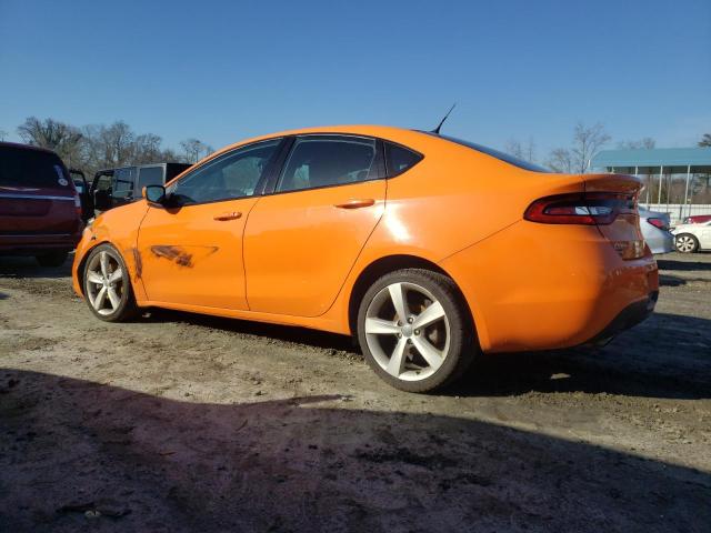 1C3CDFCB8DD329386 - 2013 DODGE DART LIMITED ORANGE photo 2