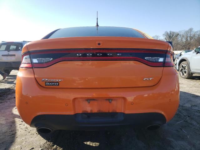 1C3CDFCB8DD329386 - 2013 DODGE DART LIMITED ORANGE photo 6