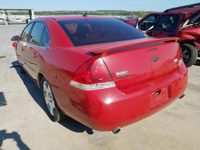 2G1WD58C689215970 - 2008 CHEVROLET IMPALA SUPER SPORT  photo 3