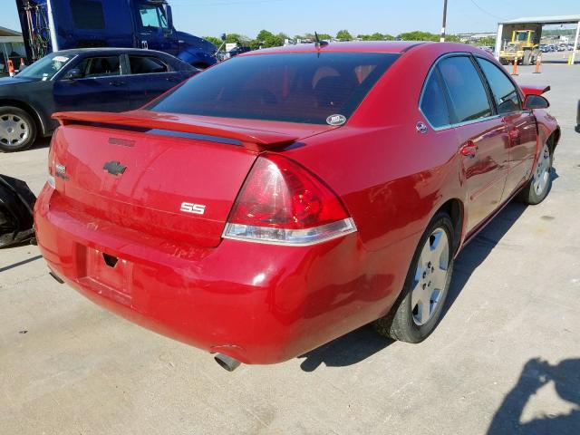 2G1WD58C689215970 - 2008 CHEVROLET IMPALA SUPER SPORT  photo 4