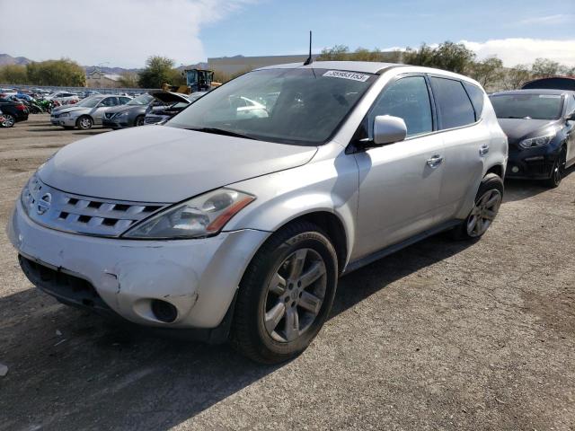 JN8AZ08WX6W519585 - 2006 NISSAN MURANO SL SILVER photo 1