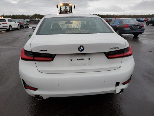 WBA5R7C09LFH45749 - 2020 BMW 330XI WHITE photo 6