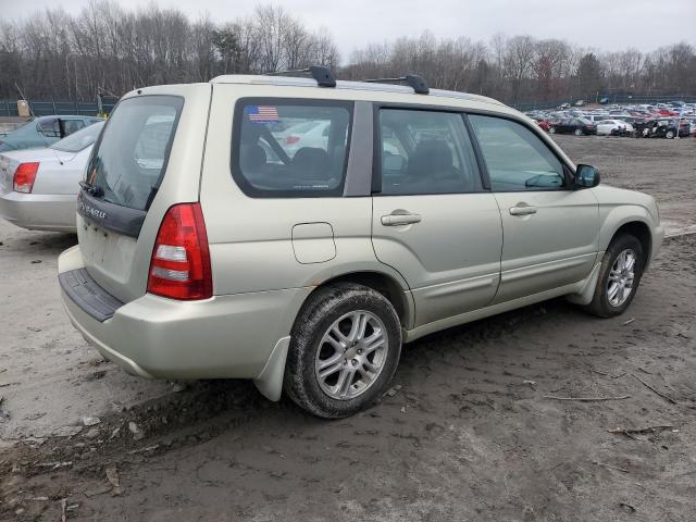 JF1SG69645H716672 - 2005 SUBARU FORESTER 2.5XT BEIGE photo 3