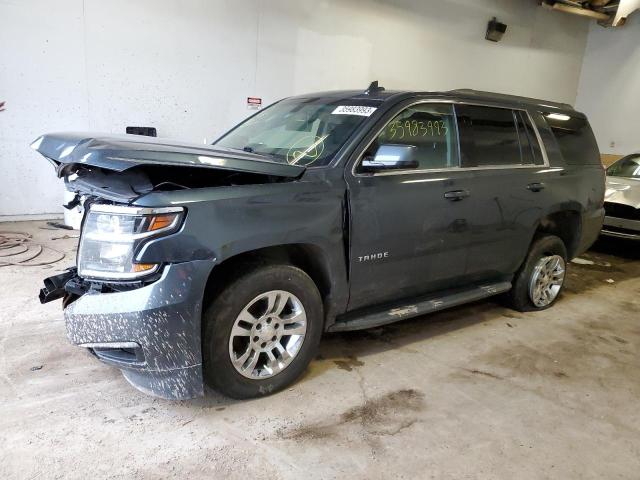 1GNSKAKC6KR371847 - 2019 CHEVROLET TAHOE K1500 LS BLUE photo 1