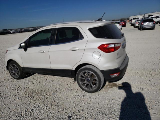 MAJ3P1VE5JC234742 - 2018 FORD ECOSPORT TITANIUM WHITE photo 2