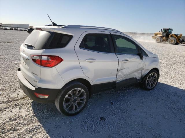 MAJ3P1VE5JC234742 - 2018 FORD ECOSPORT TITANIUM WHITE photo 3