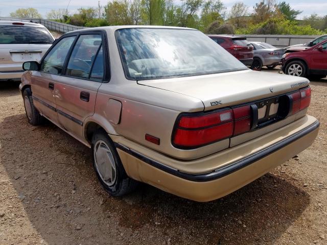 1NXAE94A3MZ208476 - 1991 TOYOTA COROLLA DLX  photo 3