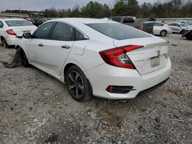 19XFC1F98GE001072 - 2016 HONDA CIVIC TOURING WHITE photo 2