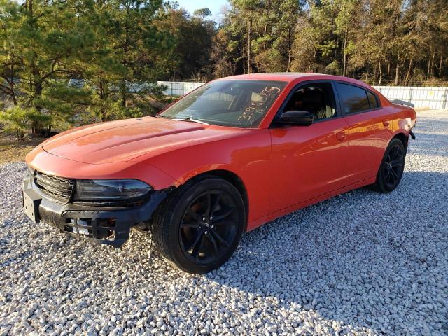 2C3CDXHG3HH515503 - 2017 DODGE CHARGER SXT ORANGE photo 1