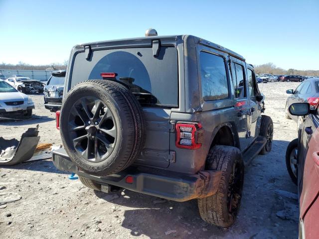 1C4JJXP64NW153697 - 2022 JEEP WRANGLER U SAHARA 4XE GRAY photo 3