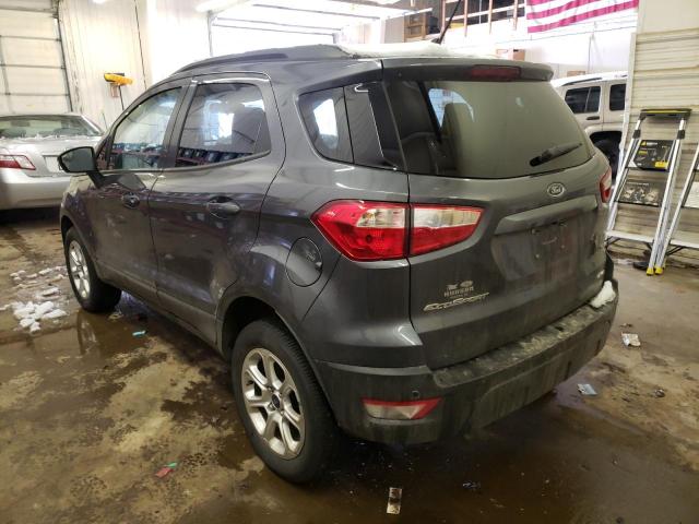 MAJ6S3GL6LC345242 - 2020 FORD ECOSPORT SE GRAY photo 2