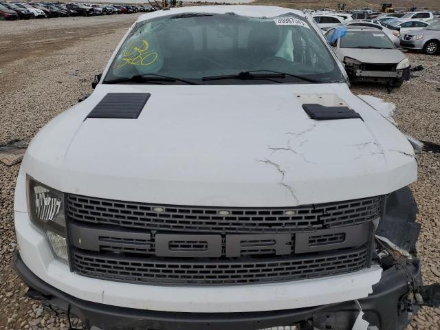 1FTEX1R65BFC59498 - 2011 FORD F150 SVT RAPTOR WHITE photo 11