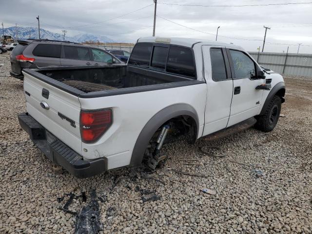 1FTEX1R65BFC59498 - 2011 FORD F150 SVT RAPTOR WHITE photo 3