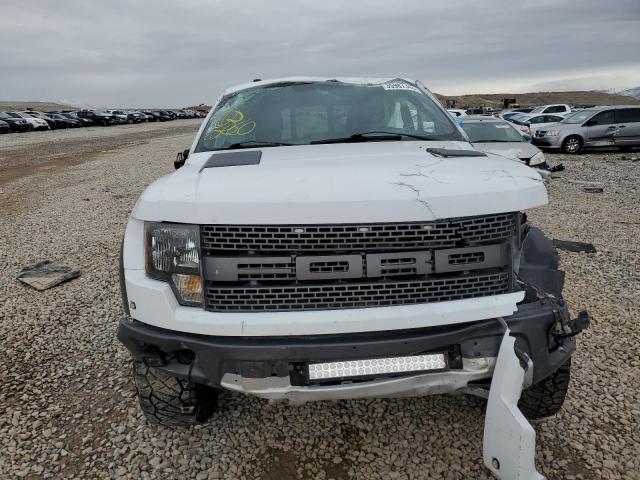 1FTEX1R65BFC59498 - 2011 FORD F150 SVT RAPTOR WHITE photo 5