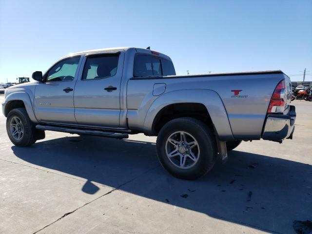 3TMMU4FNXEM065278 - 2014 TOYOTA TACOMA DOUBLE CAB LONG BED SILVER photo 2