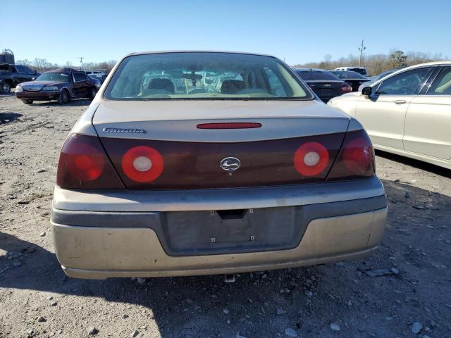 2G1WF52EX19201435 - 2001 CHEVROLET IMPALA BEIGE photo 6