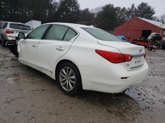 JN1EV7AR1GM342334 - 2016 INFINITI Q50 PREMIUM WHITE photo 2